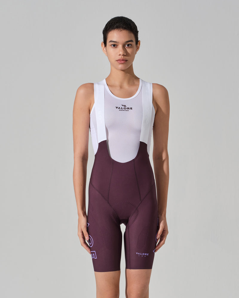 Bib Short VALORE Nuova Luna II · Mujer · Plum Purple