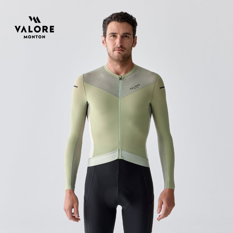 Jersey manga larga VALORE Straordinario · Hombre · Sage Green