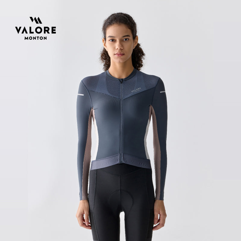 Jersey manga larga VALORE Straordinario · Mujer · Marble Blue