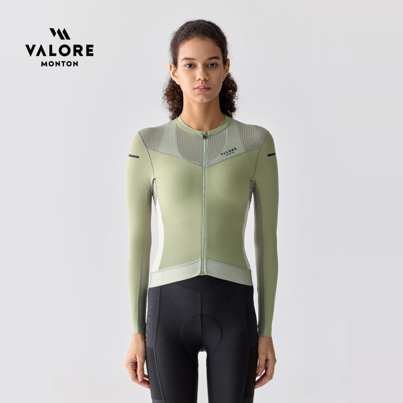 Jersey manga larga VALORE Straordinario · Mujer · Sage Green